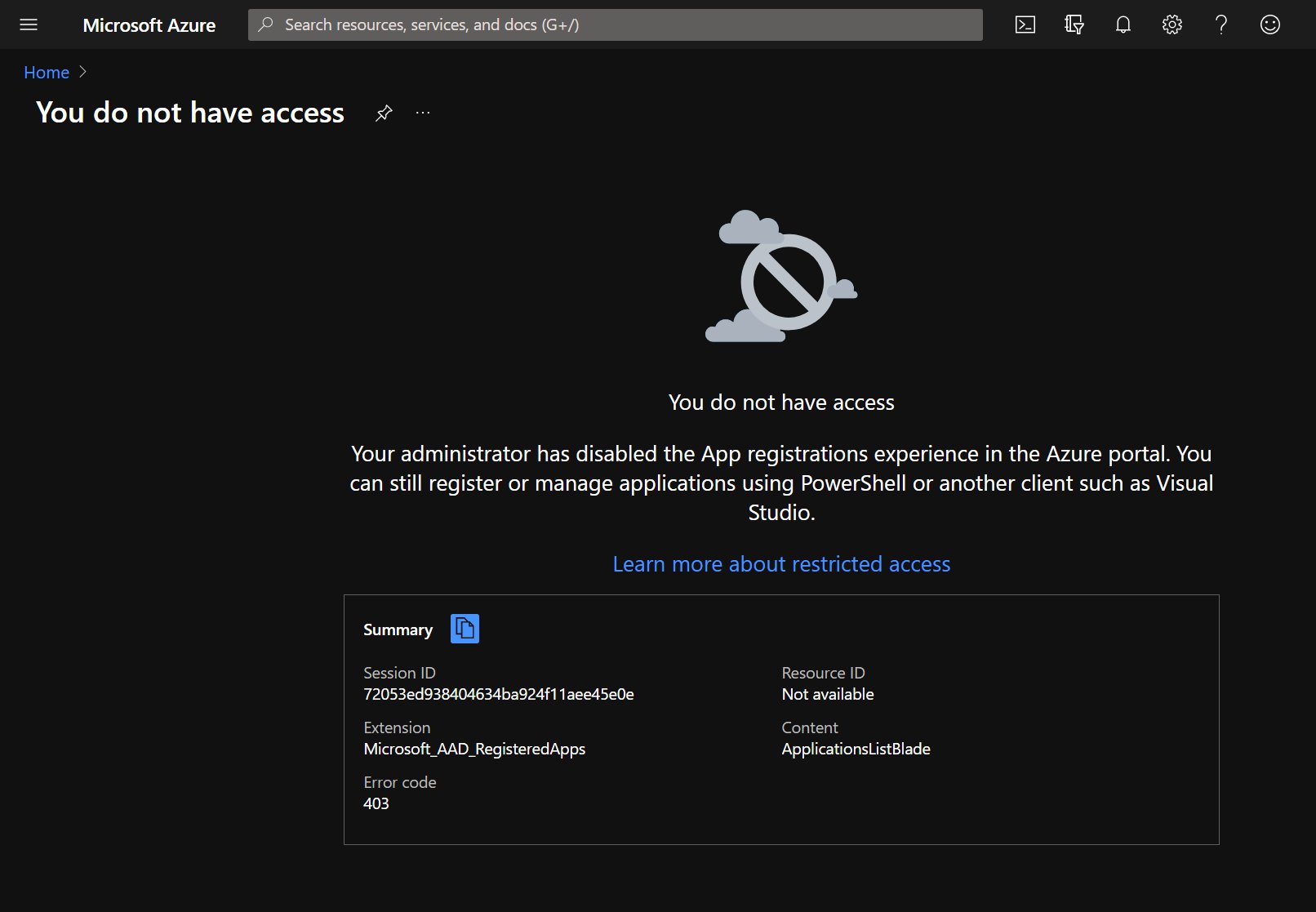 Unable to create a bot service on my student subscription (Unable to ...