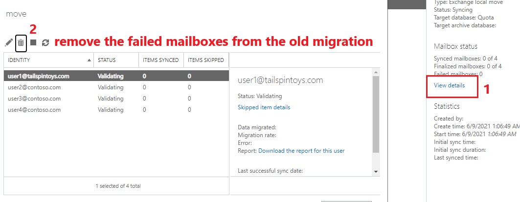2013EX to 2019EX migration UserMailbox Exceeds target quota - Microsoft Q&A