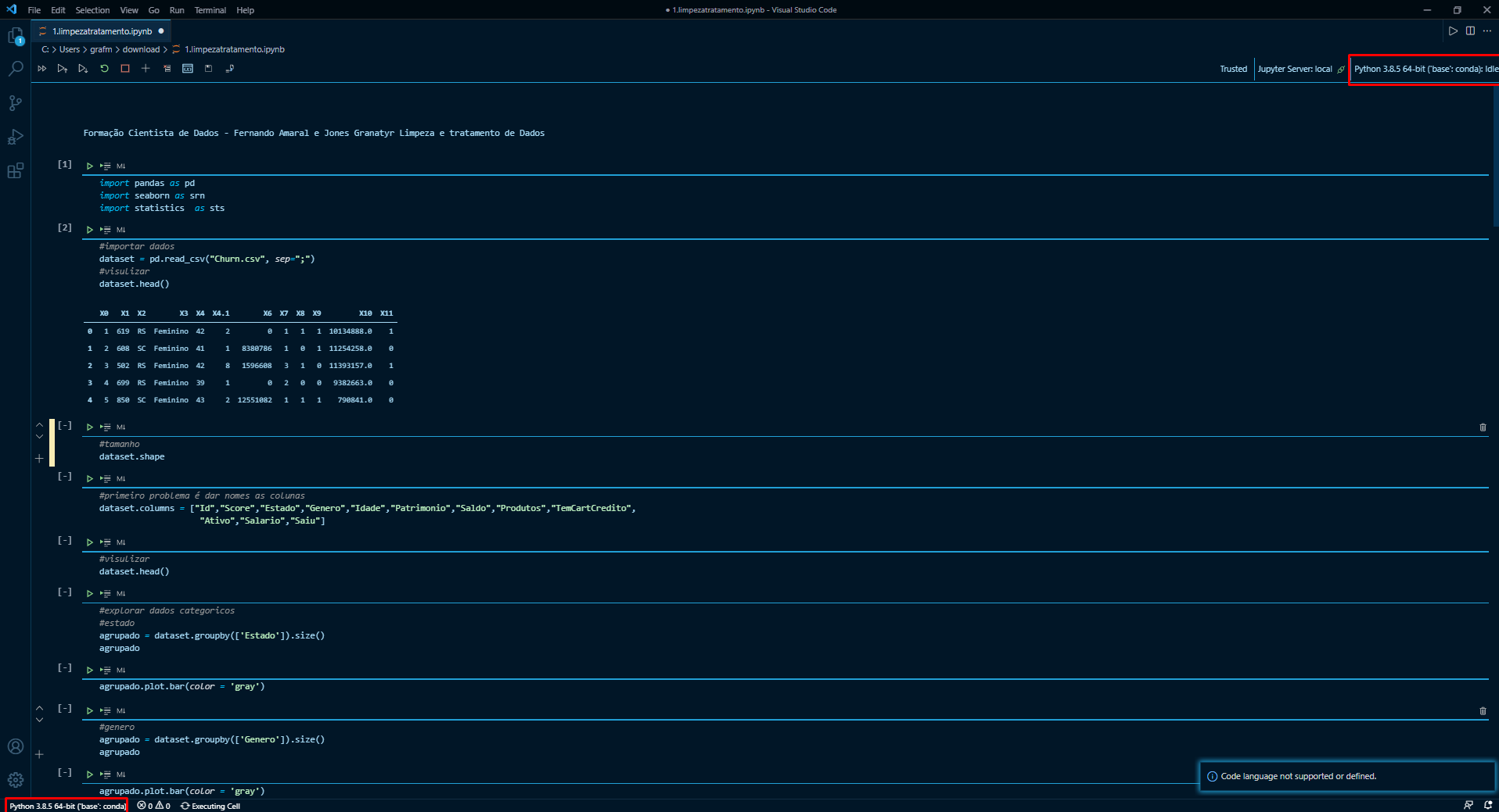 Line 1 in module import telebot. MODULENOTFOUNDERROR: no Module named 'numpy'. MODULENOTFOUNDERROR: no Module named 'discord'. MODULENOTFOUNDERROR: no Module named 'telebot'. No Module named 'flet'.