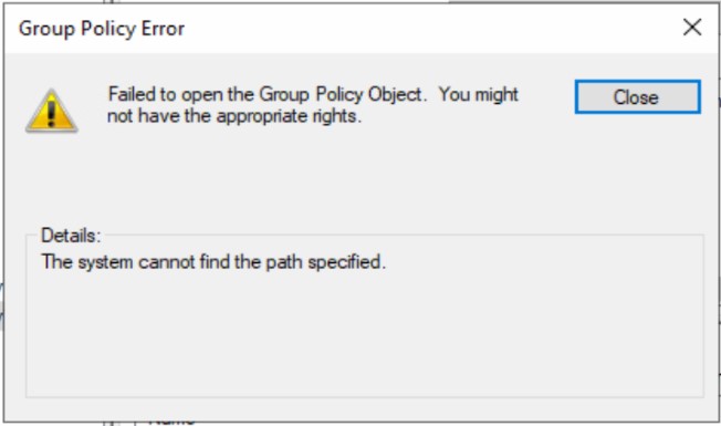 Windows Server - How to get a access to GPO - Microsoft Q&A