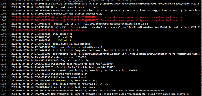 Count of failed test cases picked for rerun is wrong in VSTest ...