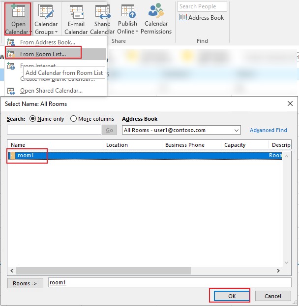 Send a notification email from Room mail box to a user mailbox ...