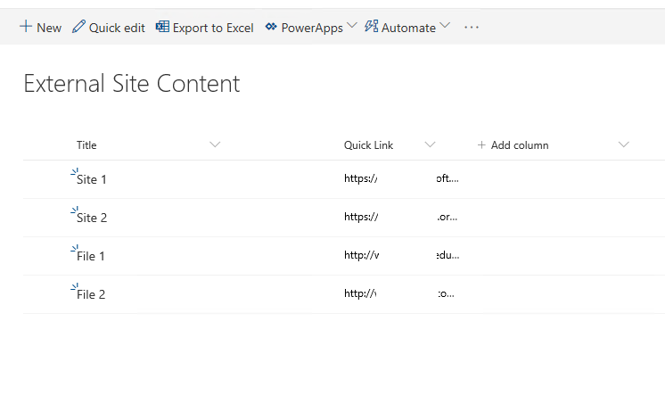 Using SharePoint Search Scope for External Content - Microsoft Q&A