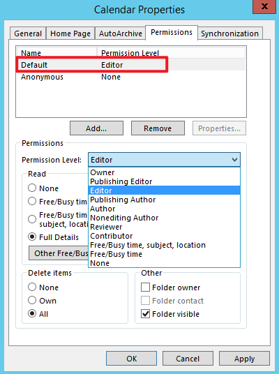 Compnay wide shared Outlook calendar - Microsoft Q&A