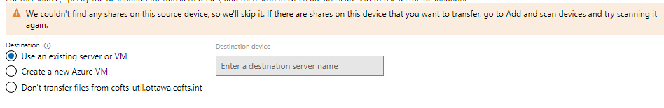 Storage Migration Service: No Shares - Microsoft Q&A