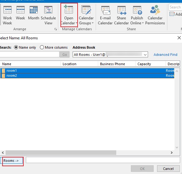 Report of meeting room availability microsoft q a
