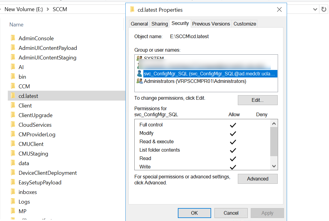 Backup MEMCM CD.Latest , Databases etc... Microsoft Q&A
