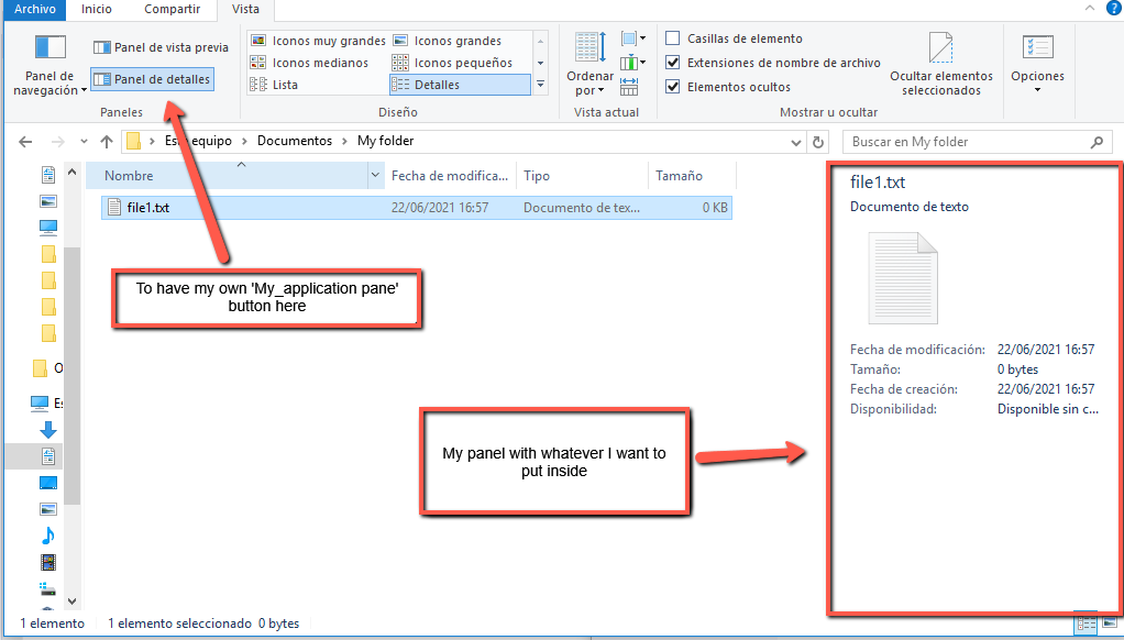 Is it possible to add custom panels to Windows Explorer? - Microsoft Q&A