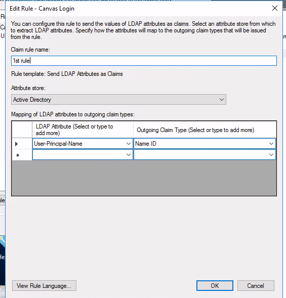 Add an additional claim rule - Microsoft Q&A