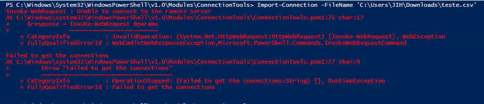 Windows Admin Center - Erro ao executar Powershell - Microsoft Q&A
