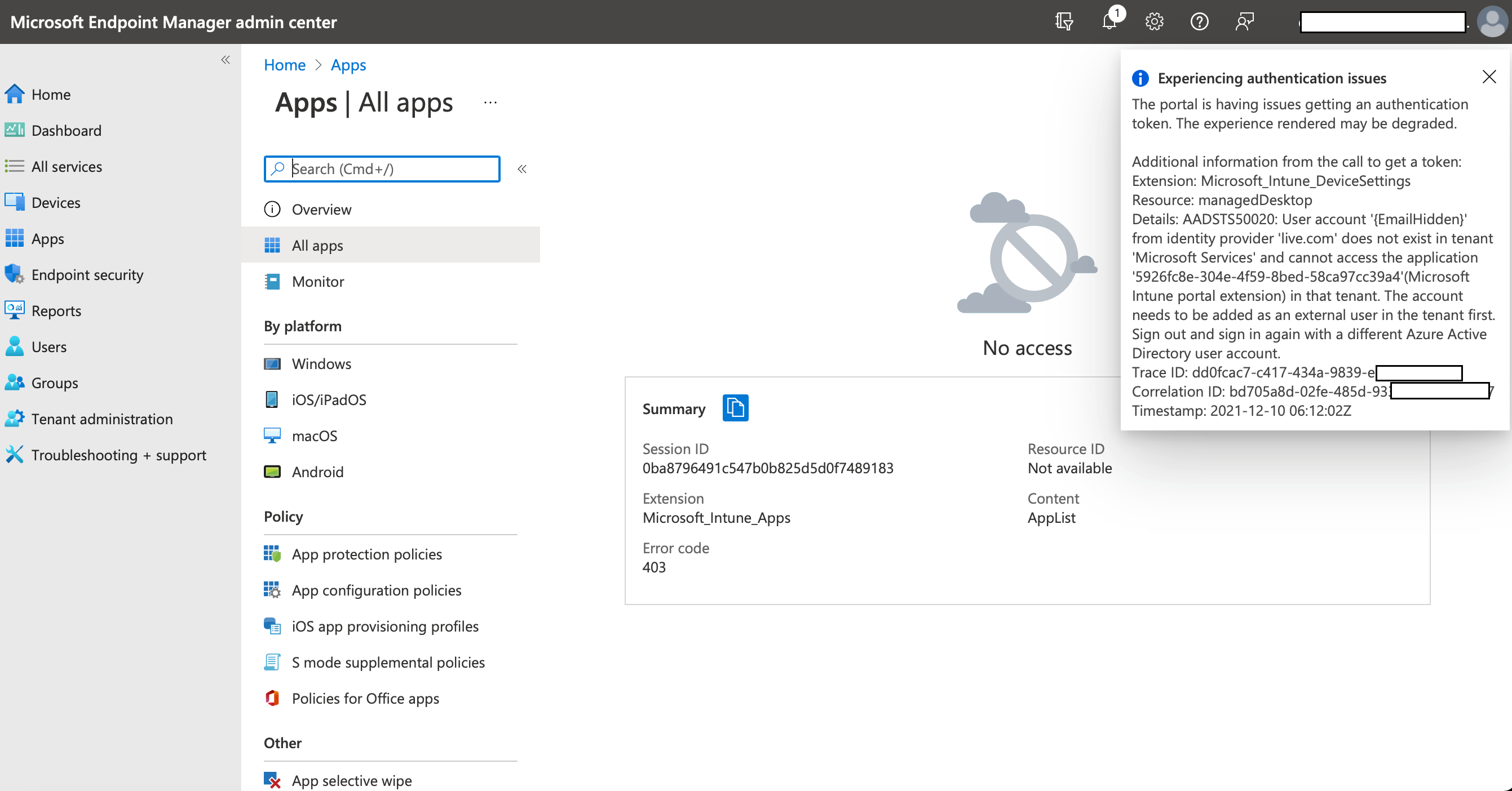 can't load 365 on my new device - Microsoft Q&A
