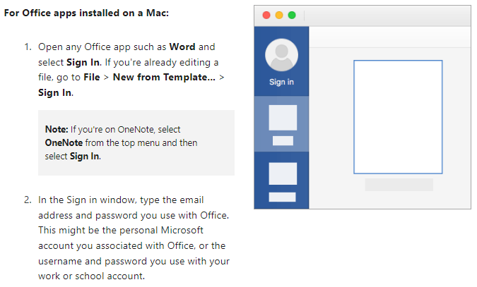 Enterprise licensed Office Desktop apps will not activate. Web version ...