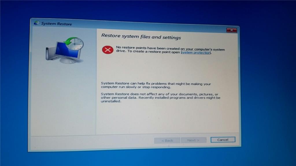 Getting a blue screen with 