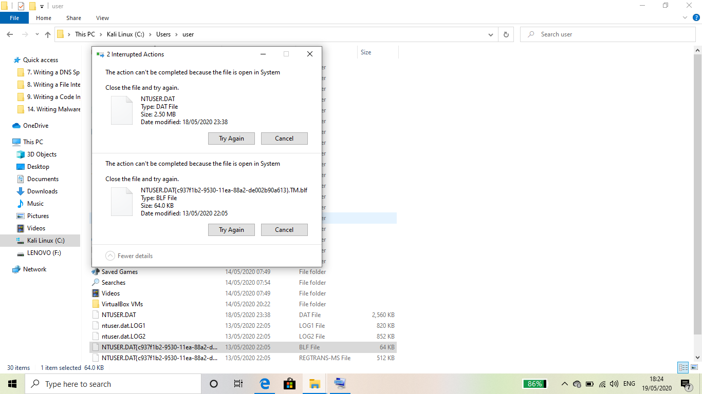 unknown files took place in pc - Microsoft Q&A