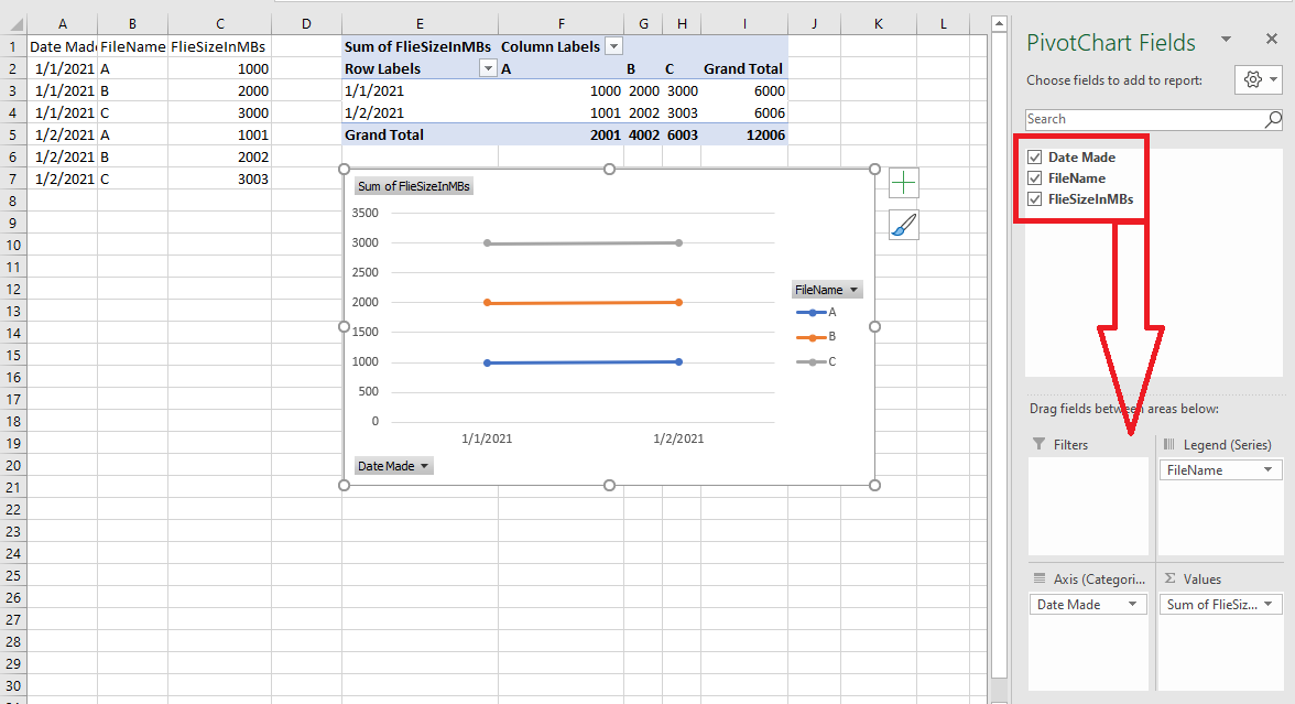 Excel 2016 Line Chart? - Microsoft Q&A