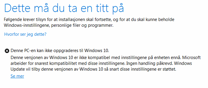 Can't update Windows 7 to Windows 10 - Microsoft Q&A