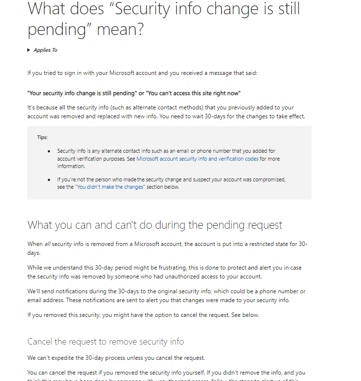 Alternate Email recovery not recognized - Microsoft Q&A