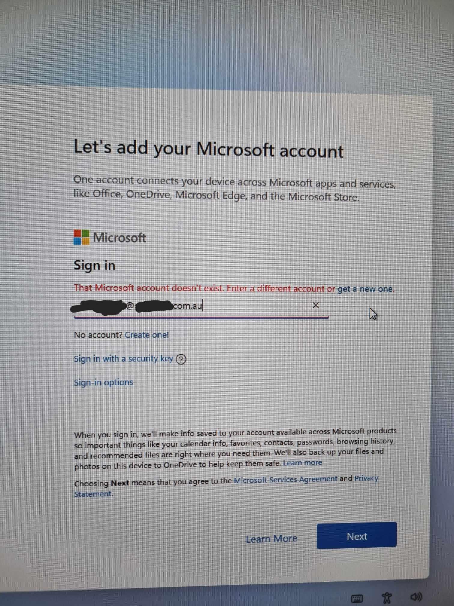 I can't log into my micrsoft account on my new computer - Microsoft Q&A