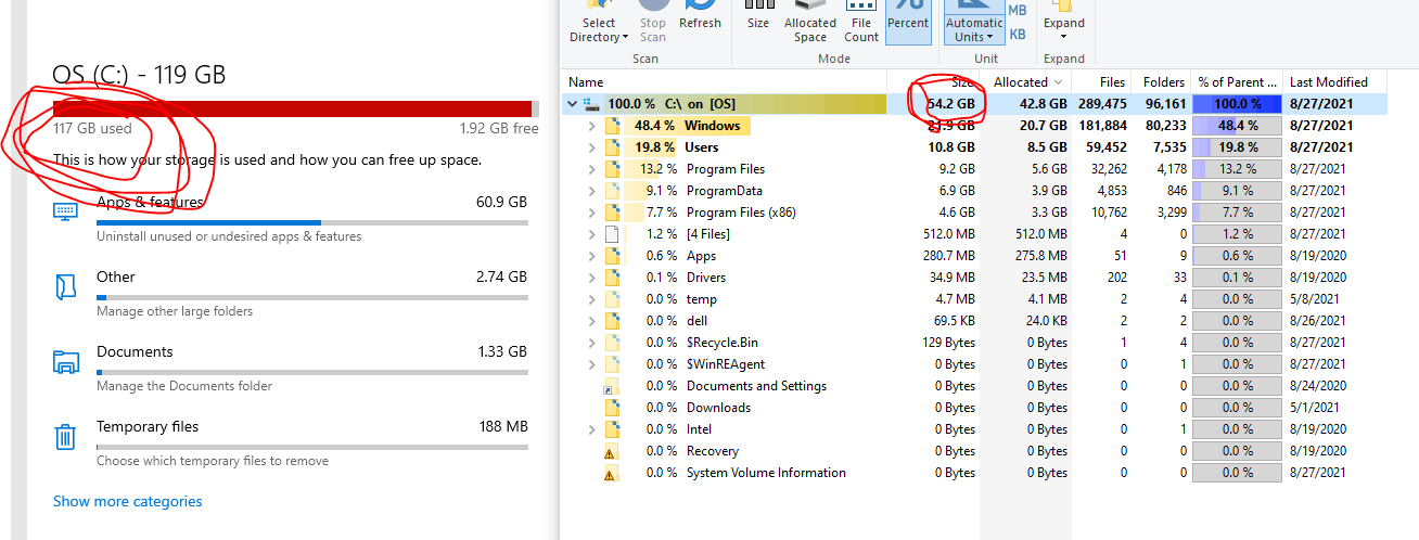 HD has 62.8 of Ghost Files - Microsoft Q&A