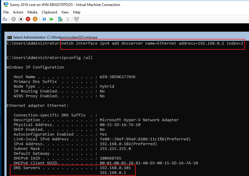 Configuring network settings from command line using netsh