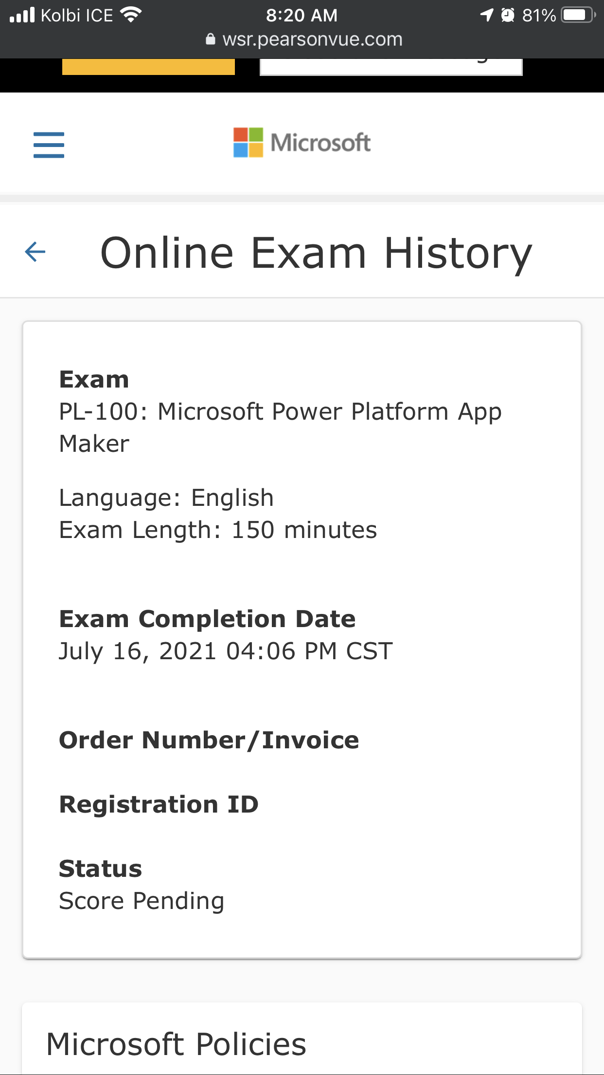 Issue with exam - Microsoft Q&A
