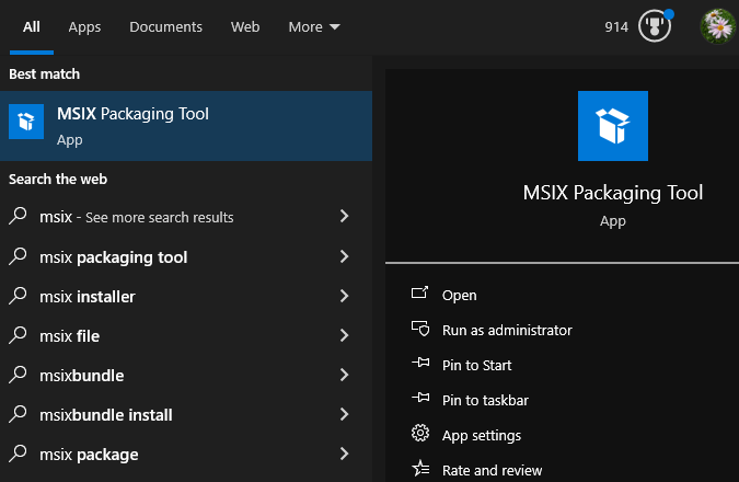 Win10 - MSIX packaging tool - issue when try to open - Microsoft Q&A