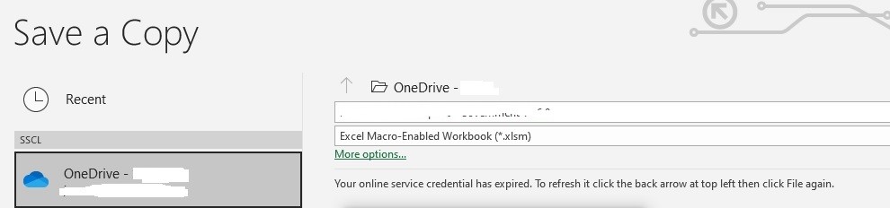 Office 365 Desktop Apps error when trying to load/save files from ...
