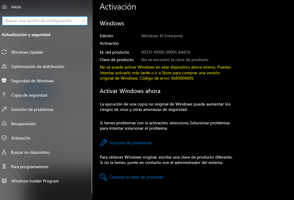 Error: 0x0000022 - Microsoft Q&A