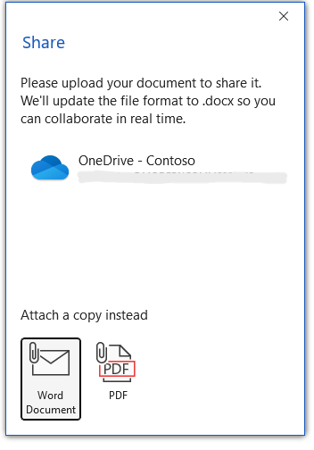 The Share button on office apps are not working - Microsoft Q&A