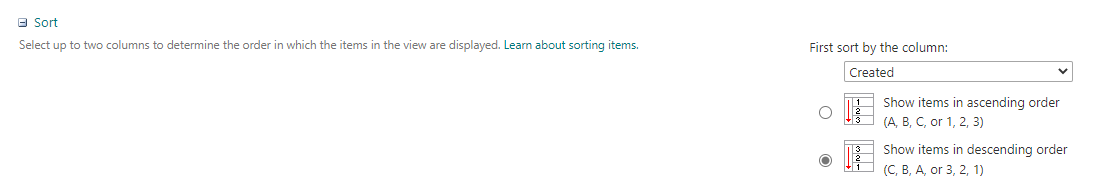 In a SharePoint Online list view, how to show the most recent 5000 ...