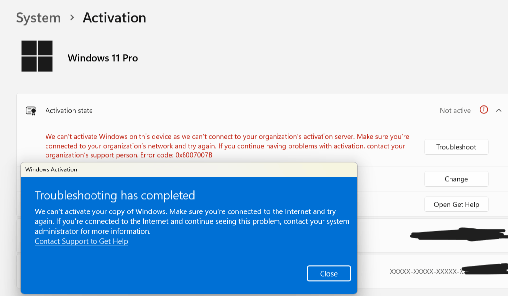 Windows activation error after constant updating and Windows License ...