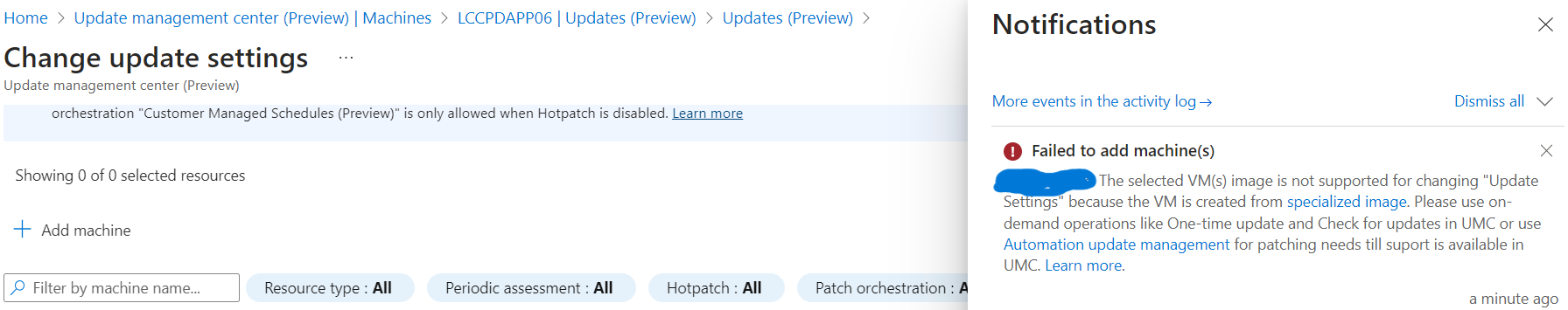 Change update settings-1