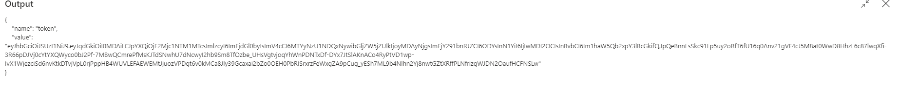 Extract bearer token from a string ADF and APIs - Microsoft Q&A
