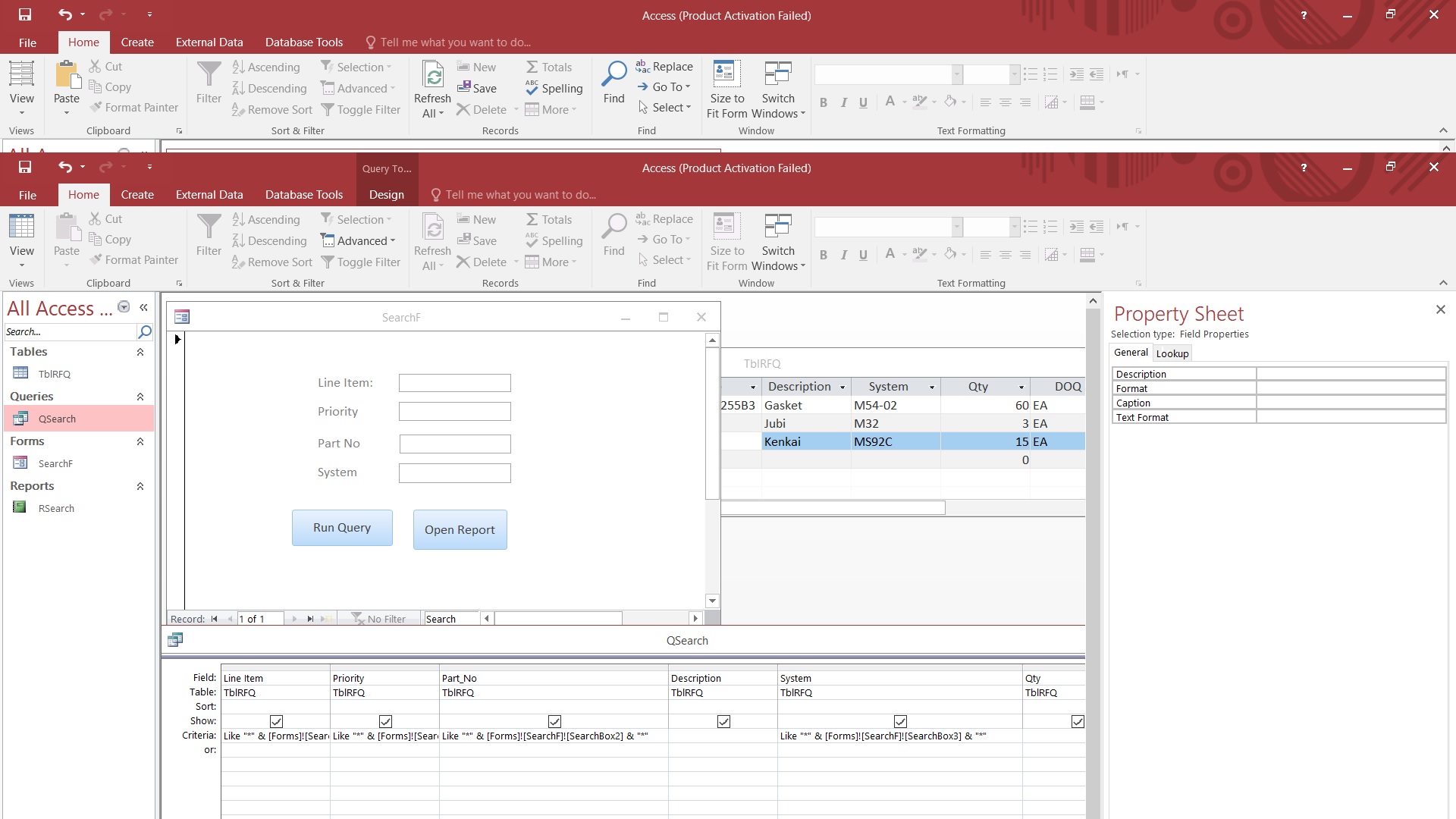 MS Access Query Question - Microsoft Q&A