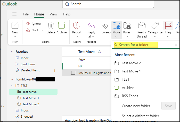 How do I find a folder w/o a folder search box? - Microsoft Q&A