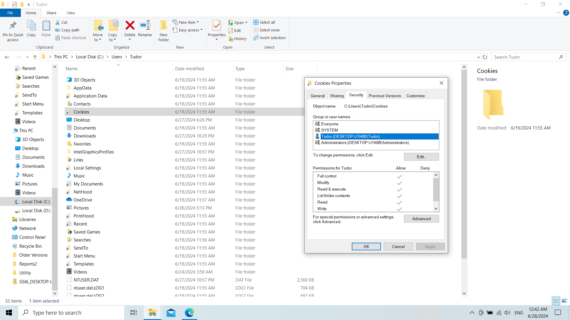What are the Cookies and Application Data folders in C:\Users\Username ...