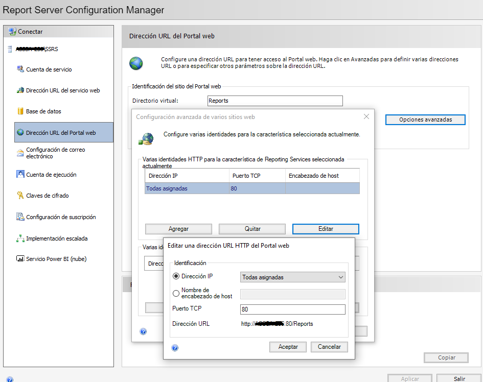 I can't embed the SSRS reports in the views on my Visual Studio