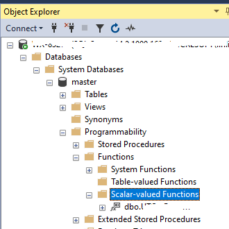 SQL Server: Process run query:'select[dbo].[SqlServerWorksrun](1)' when ...