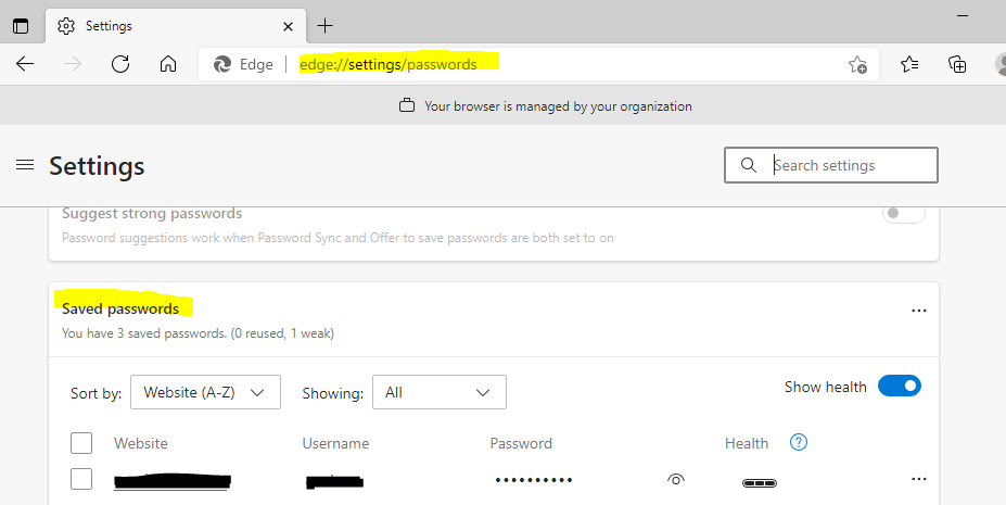 Microsoft edge not syncing passwords - Microsoft Q&A