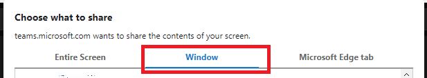 Hide part of screen while screen sharing - Microsoft Q&A