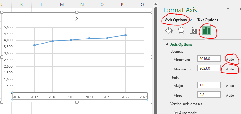 Stop X Axis going too far - Microsoft Q&A