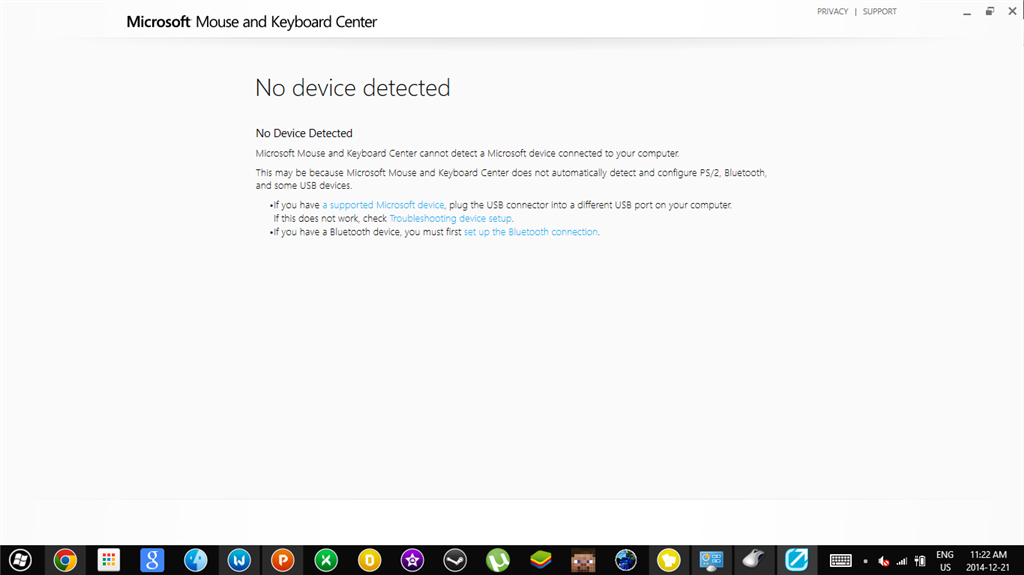Microsoft Mouse and Keyboard Center doesn't recognize Microsoft ...
