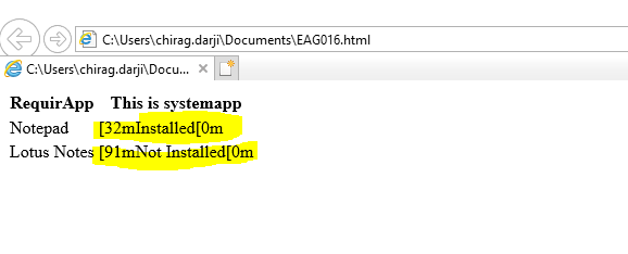 HTMLoutput
