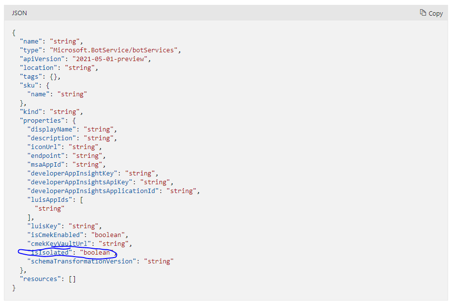 Azure Bot Service IsIsolated Setting Microsoft Q&A