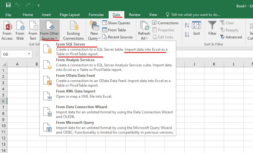 Process to dump the database in excel - Microsoft Q&A