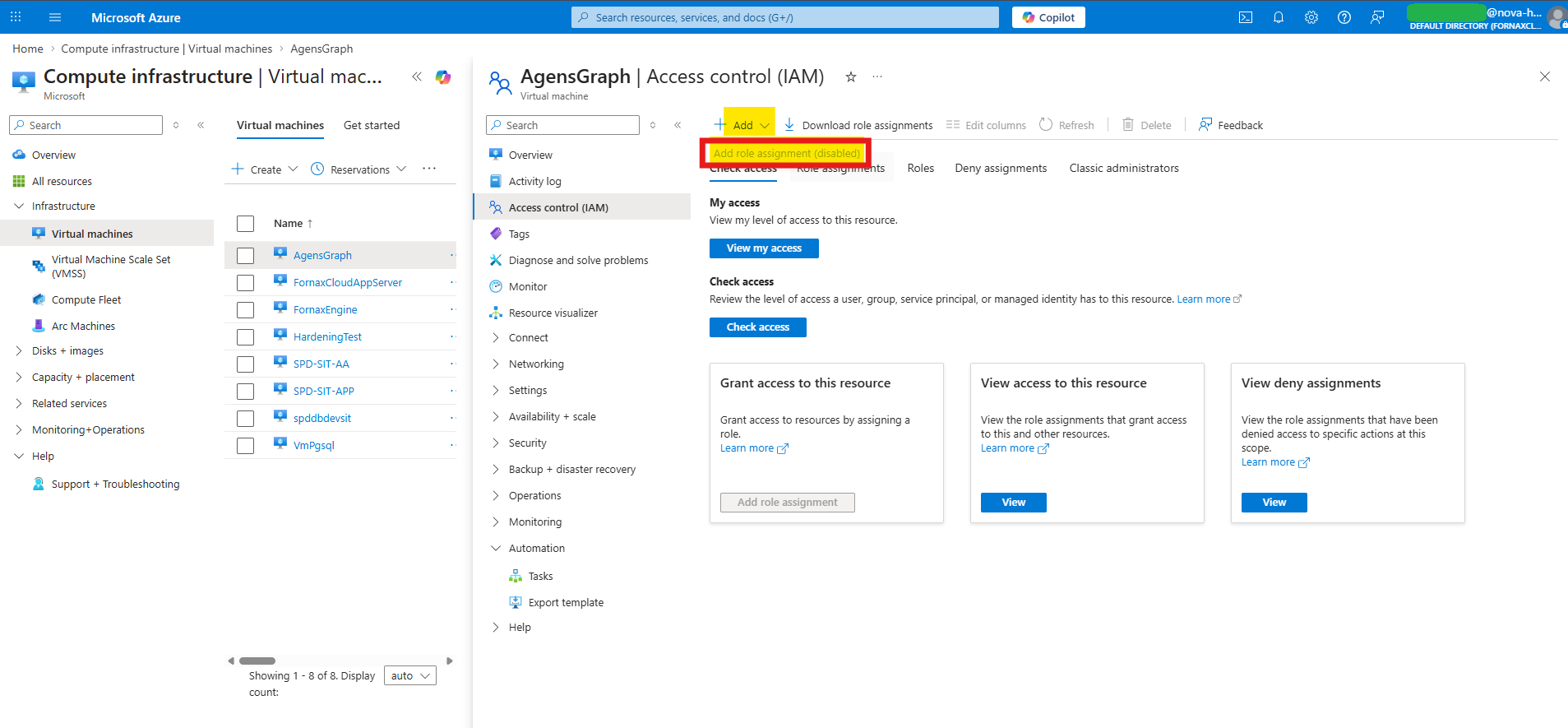 VM unable to start up from task automation due to error code ...