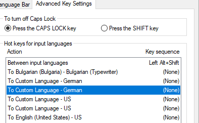 windows 10 Language Bar - Unwanted 