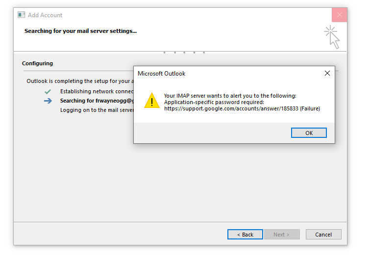 How do I connect my Gmail account to Microsoft Office Outlook 2013 ...