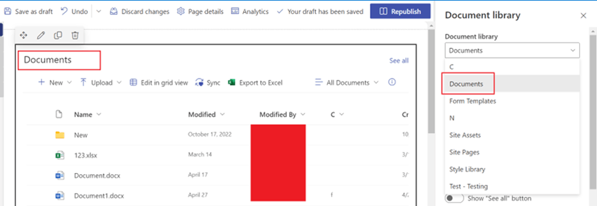 Same file is updated on Multiple document Libraries - Microsoft Q&A