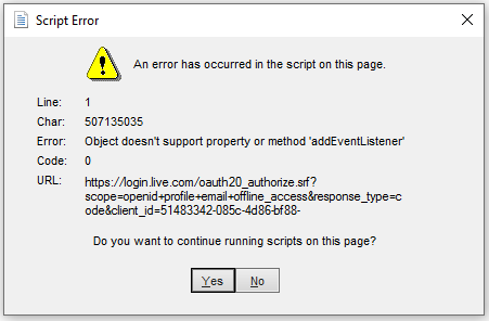 Sign-in Prompt Error 1